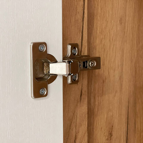 Шкаф трехдверный Адам дуб крафт золотой/белое дерево