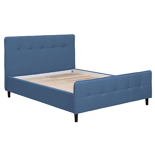 Кровать Эльза 1,6 Венге/SAVANA PLUS DENIM