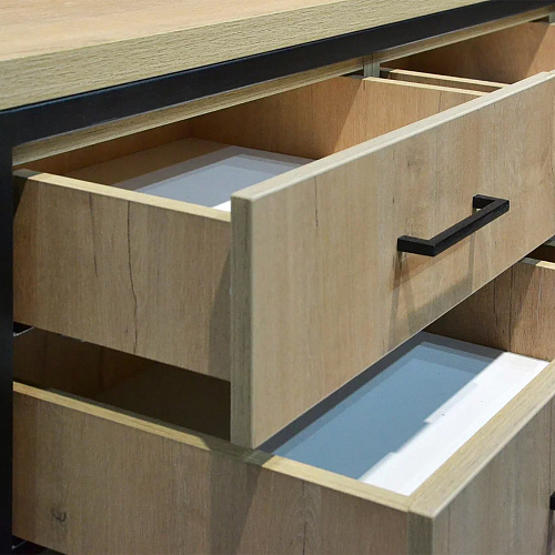 Тумба под ТВ Лофт DQ Madrid Дуб табачный