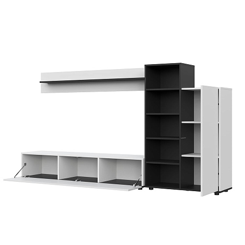 Гостиная НК AMAZON Белый/Черный