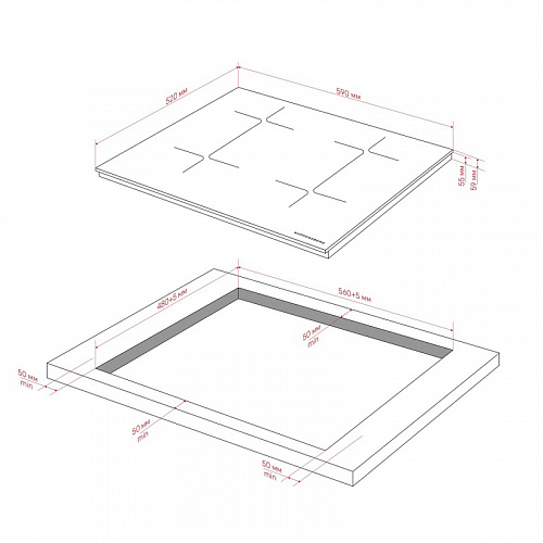 Варочная поверхность Kuppersberg ICI 626 Варочная поверхность Kuppersberg ICI 626