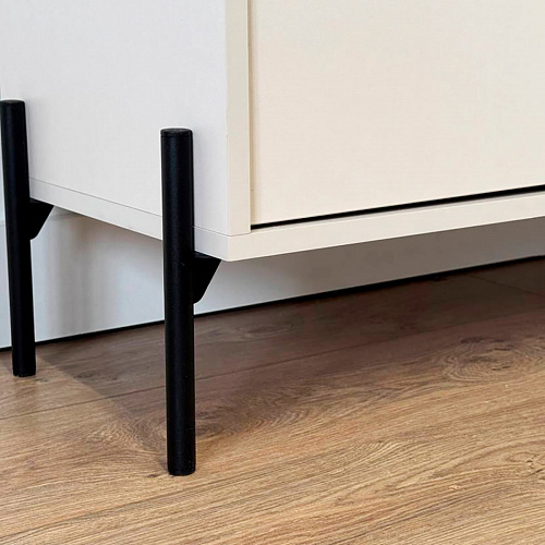 Тумба ТВ 2 Доминика кашемир/дуб крафт золотой