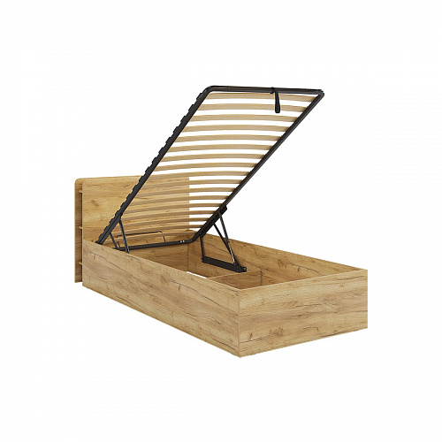 Кровать с подъемным механизмом Юниор 90х200 дуб крафт золотой