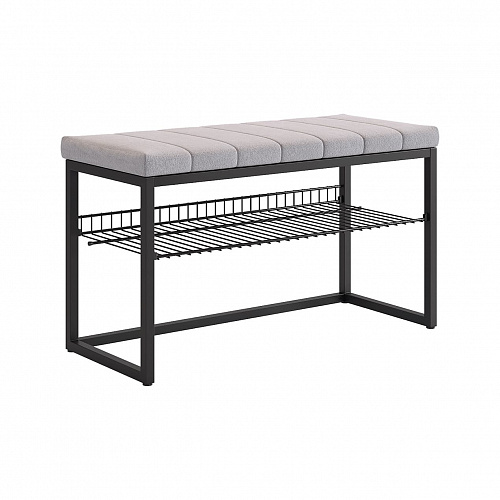 Обувница Классная 2 черный муар/оникс (велюр)