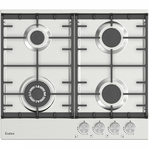 Встраиваемая варочная панель газовая EVELUX HEG 650 X