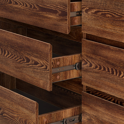 Комод НК DIEGO 6 ящиков Каштан