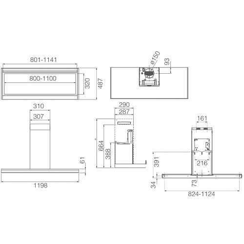 Вытяжка ELICA ELEMENT @ IXBL/A/90-PRF0194157