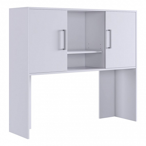 Надстройка стола компьютерного Лайт-2 белый