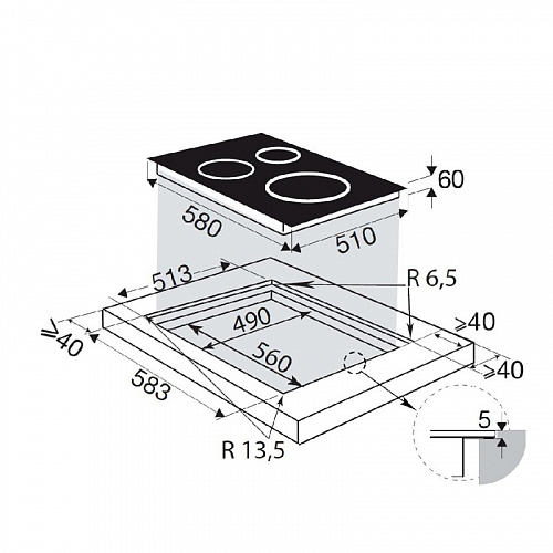 Варочная поверхность Brandt BPI364DPW