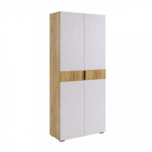 Прихожая Бери К1 дуб крафт золотой/белое дерево