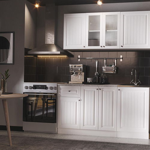 Кухня Хозяюшка 1,5 Акация белая