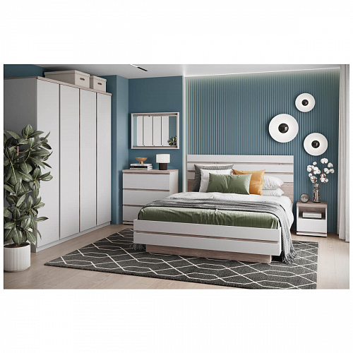 Тумба прикроватная LIMA 1SN Персидский жемчуг/Мадура