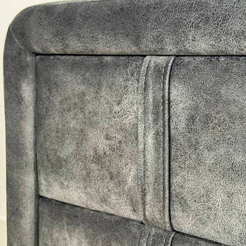 Тумба прикроватная Софи 3 грей алькантара (велюр)