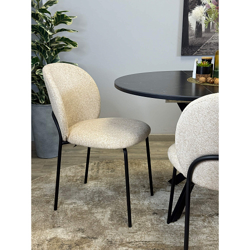 Стул Kenner 307SD черный/бежевый B01