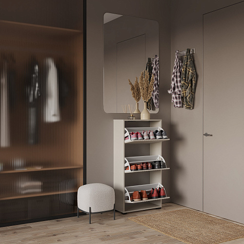 Тумба для обуви НК MOON 3 ящика Кашемир