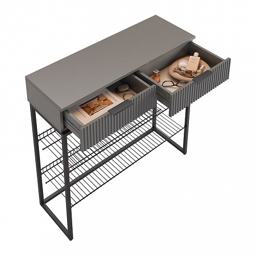 Обувница Классная 1 графит/черный муар