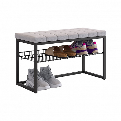 Обувница Классная 2 черный муар/оникс (велюр)