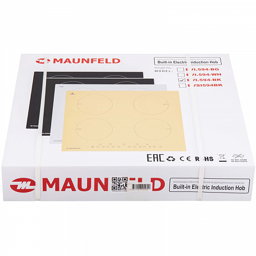 Встраиваемые индукционные панели MAUNFELD EVI.594-BK