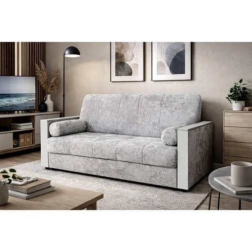 Диван Портленд-1 Аккордеон 1400 Торонто серый/Дуб винтенберг